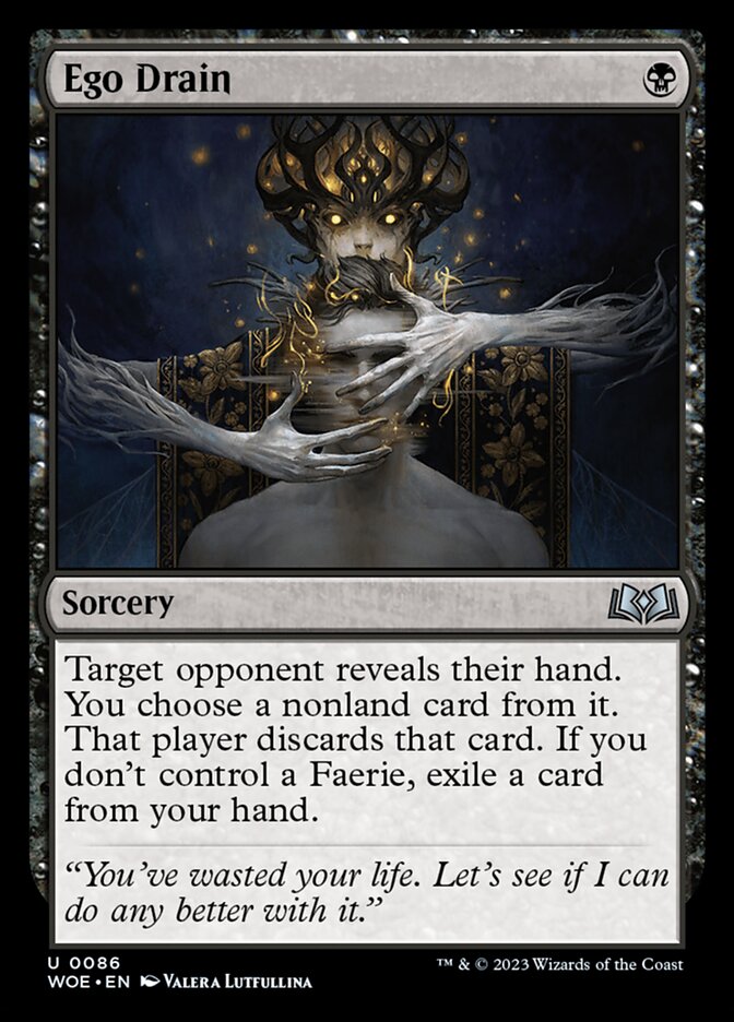 Ego Drain 86 (Wilds of Eldraine)  - Foil | Good Games Cannington