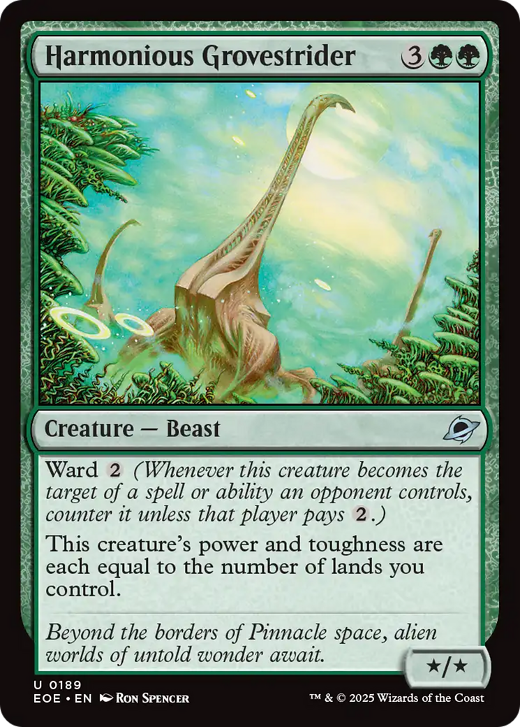 Harmonious Grovestrider [Edge of Eternities] | Good Games Cannington