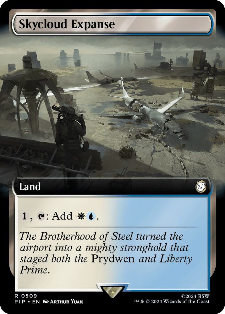 Skycloud Expanse 509/326 (Universes Beyond: Fallout)  - Extended Art | Good Games Cannington