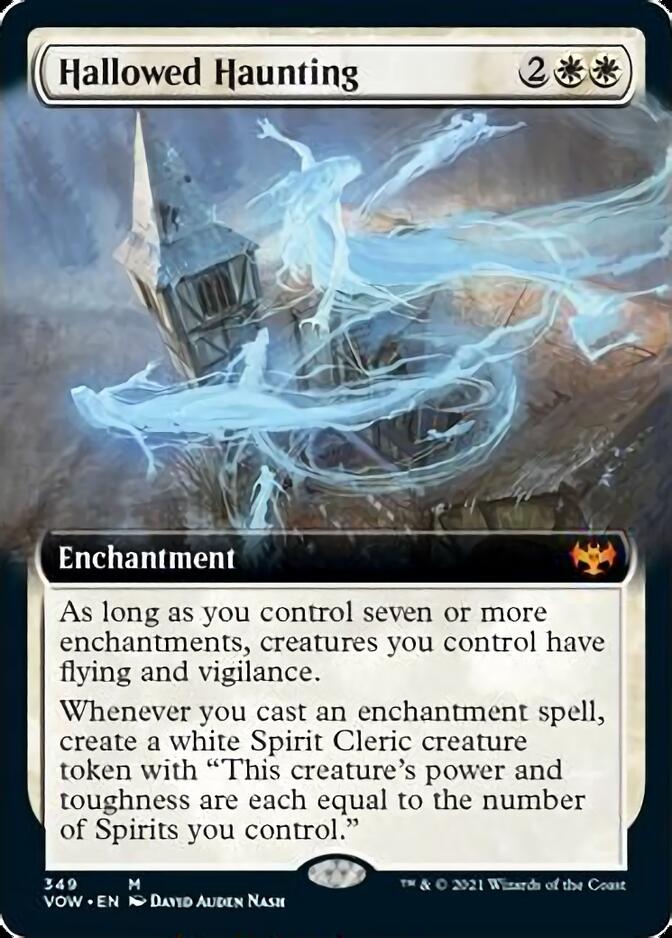 Hallowed Haunting (Extended Art) [Innistrad: Crimson Vow] | Good Games Cannington