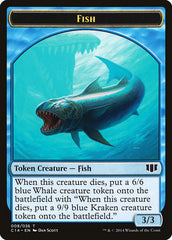 Fish // Zombie (011/036) Double-Sided Token [Commander 2014 Tokens] | Good Games Cannington