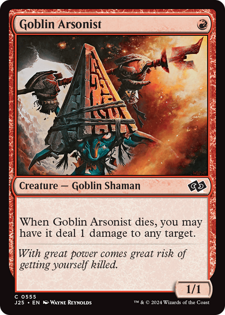 Goblin Arsonist [Foundations Jumpstart] | Good Games Cannington