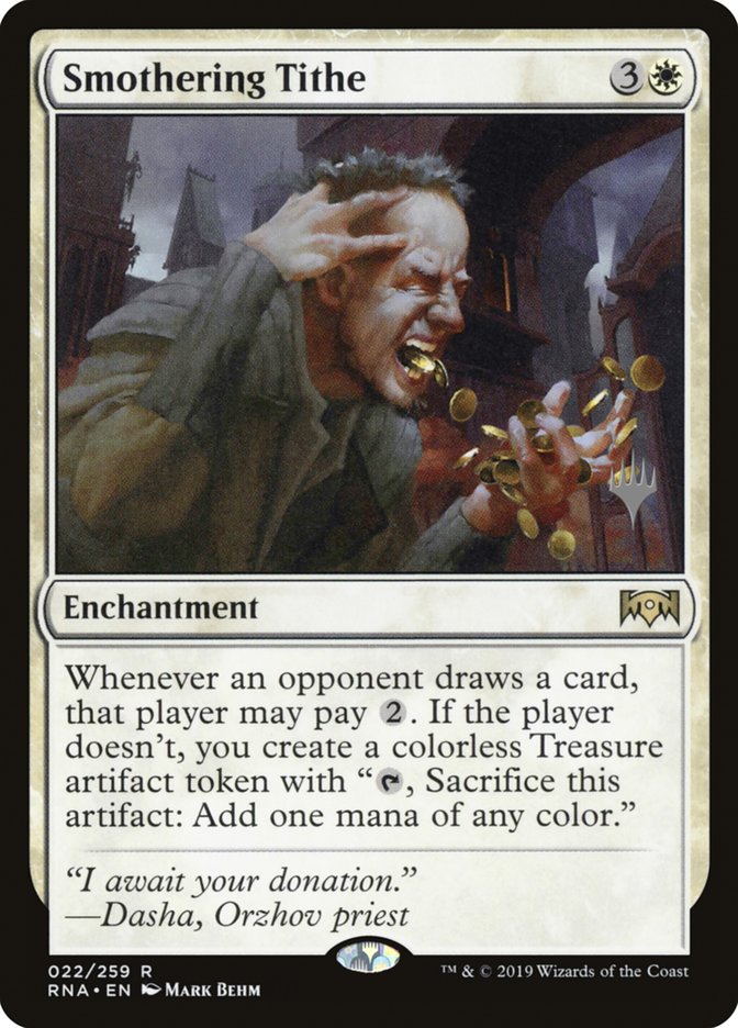Smothering Tithe (Promo Pack) [Ravnica Allegiance Promos] | Good Games Cannington