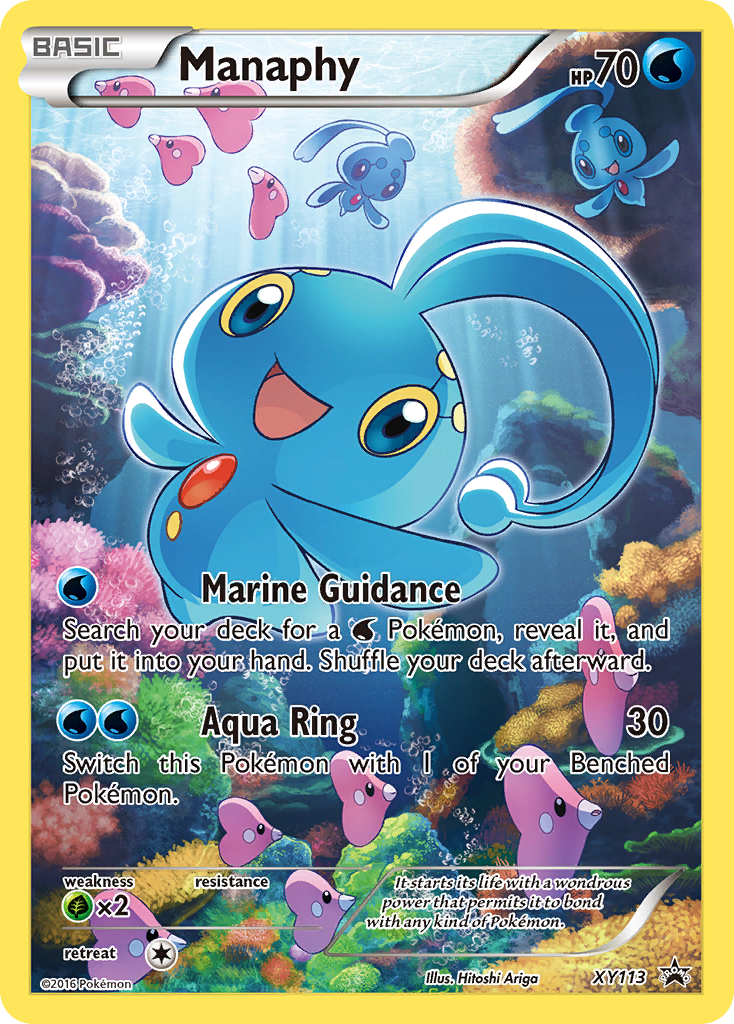 Manaphy (XY113) [XY: Black Star Promos] | Good Games Cannington