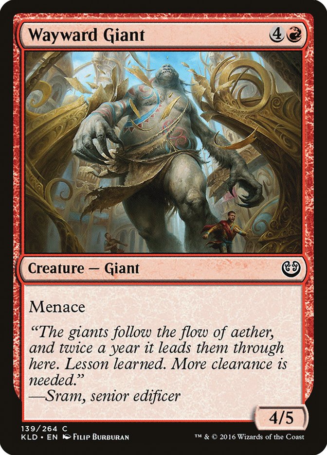 Wayward Giant [Kaladesh] | Good Games Cannington