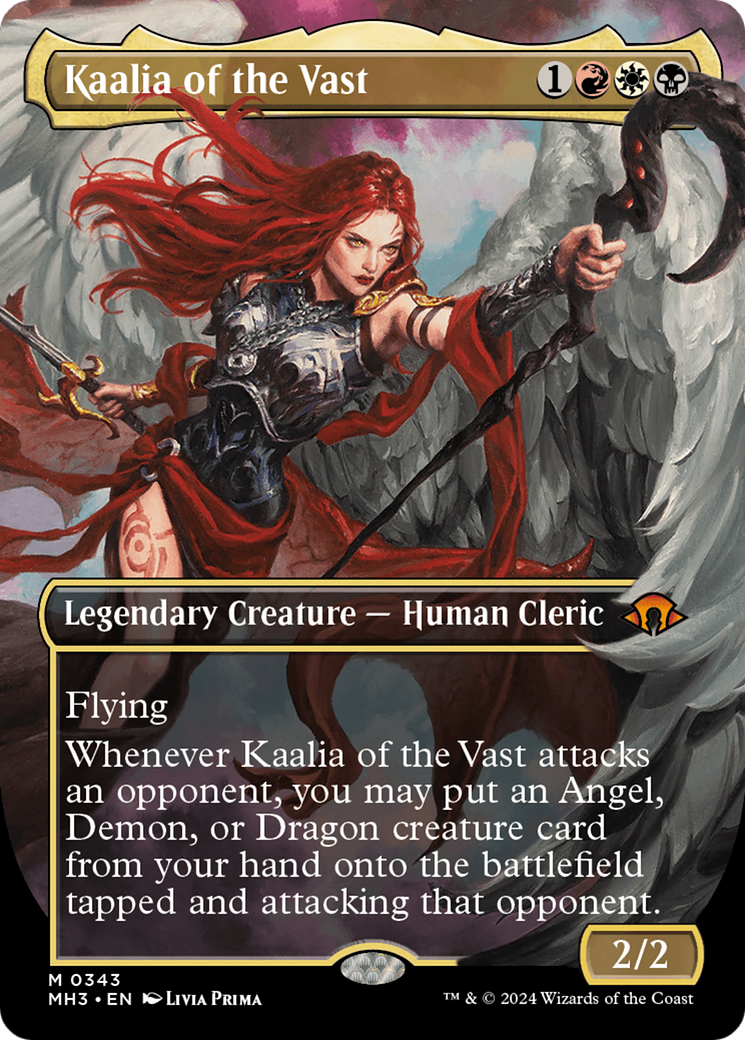 Kaalia of the Vast (Borderless) (0343) [Modern Horizons 3] | Good Games Cannington
