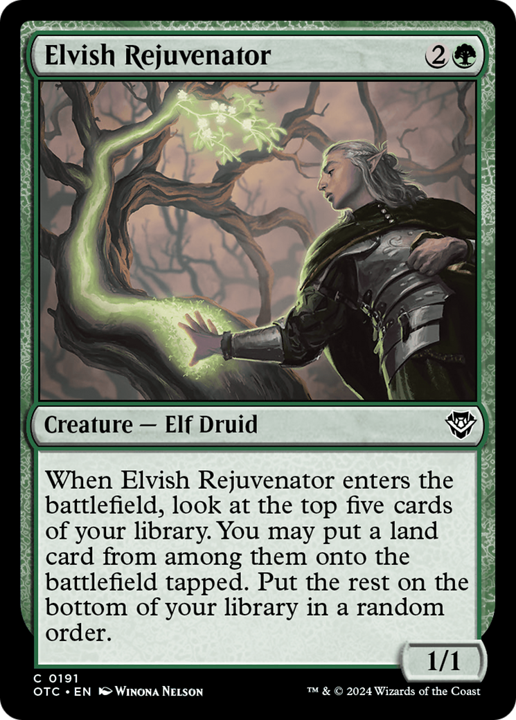 Elvish Rejuvenator [Outlaws of Thunder Junction Commander] | Good Games Cannington