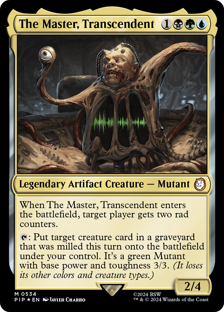 The Master, Transcendent (Surge Foil) [Fallout] | Good Games Cannington