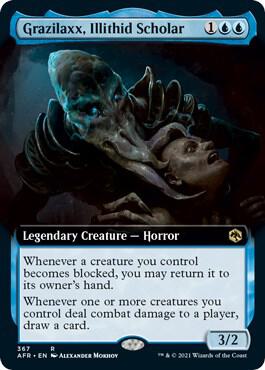 Grazilaxx Illithid Scholar Extended Art 367 (Adventures in the Forgotten Realms)  | Good Games Cannington