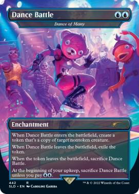 Dance Battle // Dance of Many 442 (Secret Lair Drop Series)  - Borderless Foil | Good Games Cannington