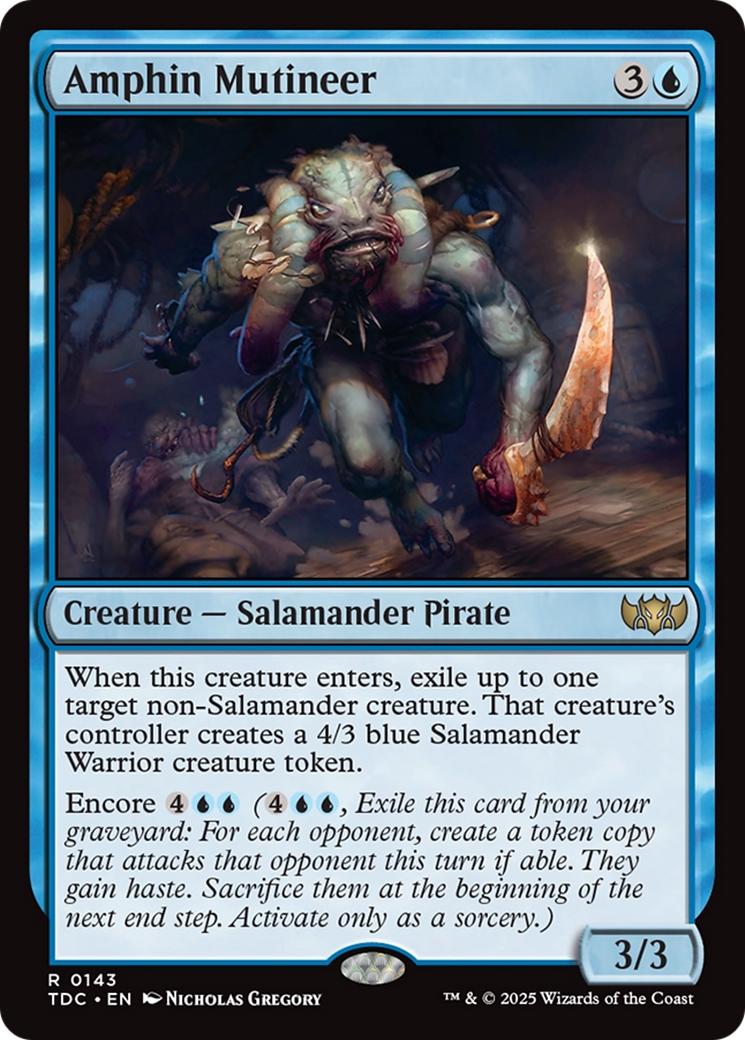 Amphin Mutineer [Tarkir: Dragonstorm Commander] | Good Games Cannington