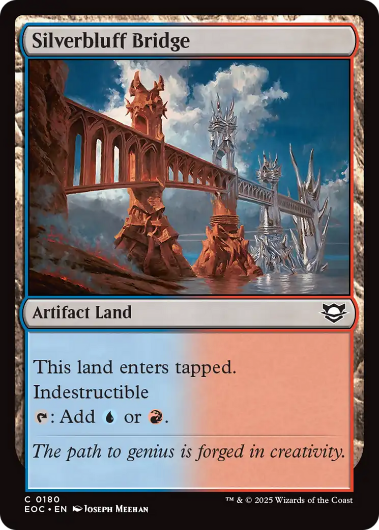 Silverbluff Bridge [Edge of Eternities Commander] | Good Games Cannington