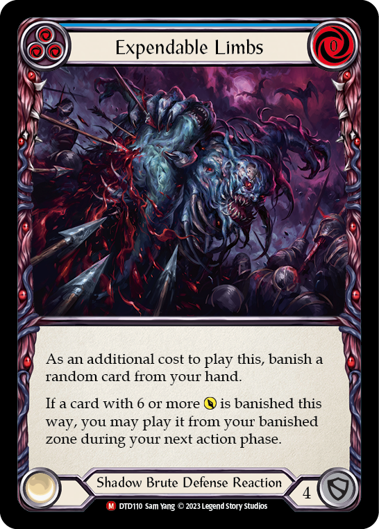 Expendable Limbs [DTD110] (Dusk Till Dawn)  Rainbow Foil | Good Games Cannington