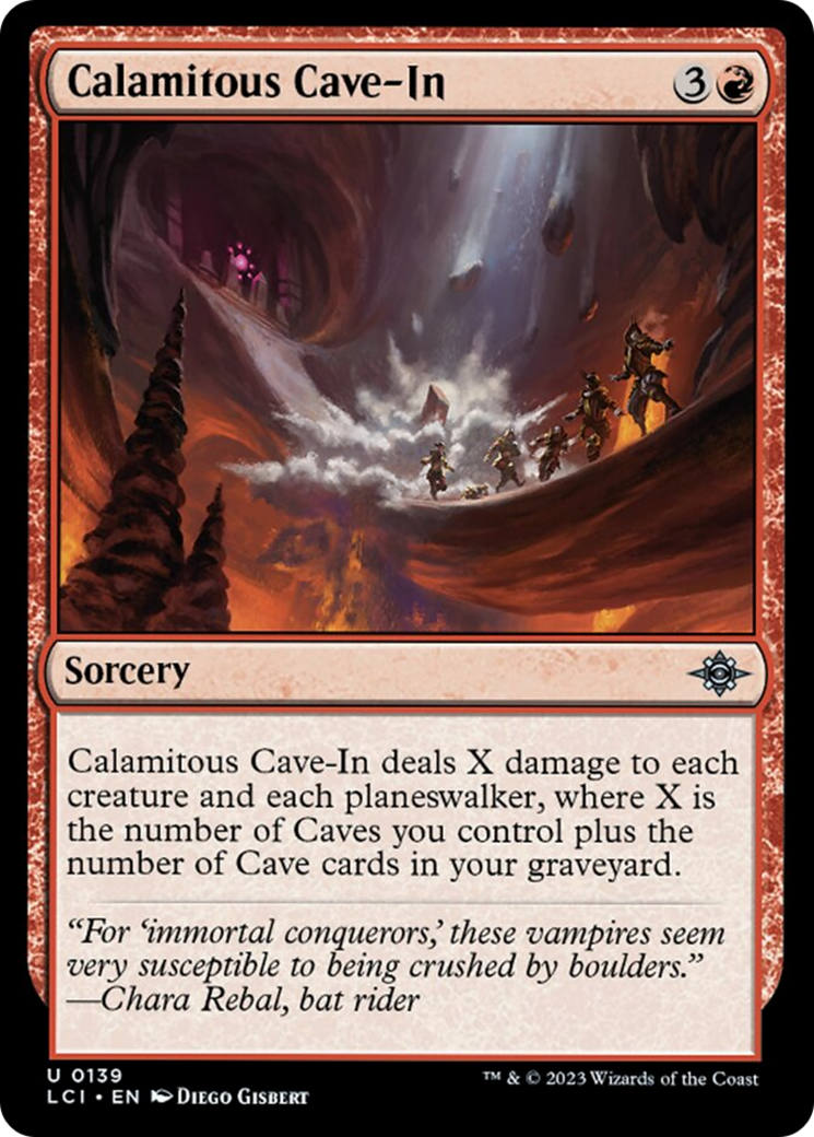 Calamitous Cave-In [The Lost Caverns of Ixalan] | Good Games Cannington
