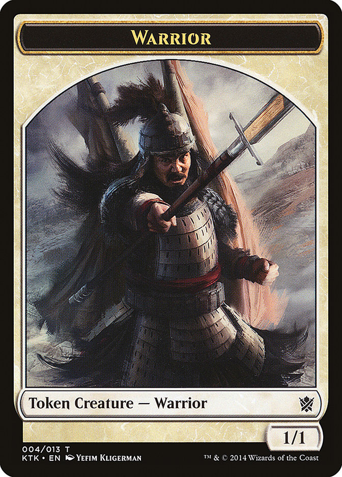 Warrior Token (004/013) [Khans of Tarkir Tokens] | Good Games Cannington
