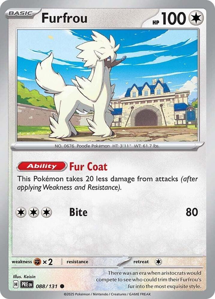 Furfrou (088/131) [Scarlet & Violet: Prismatic Evolutions] | Good Games Cannington