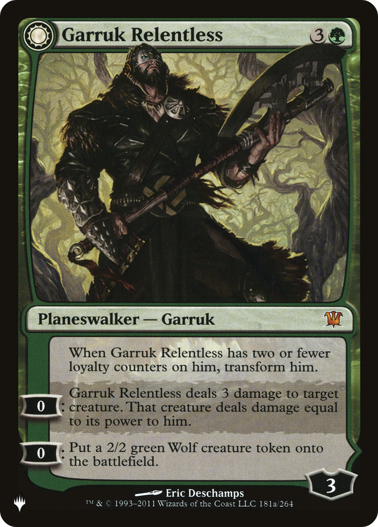 Garruk Relentless // Garruk, the Veil-Cursed [Secret Lair: From Cute to Brute] | Good Games Cannington