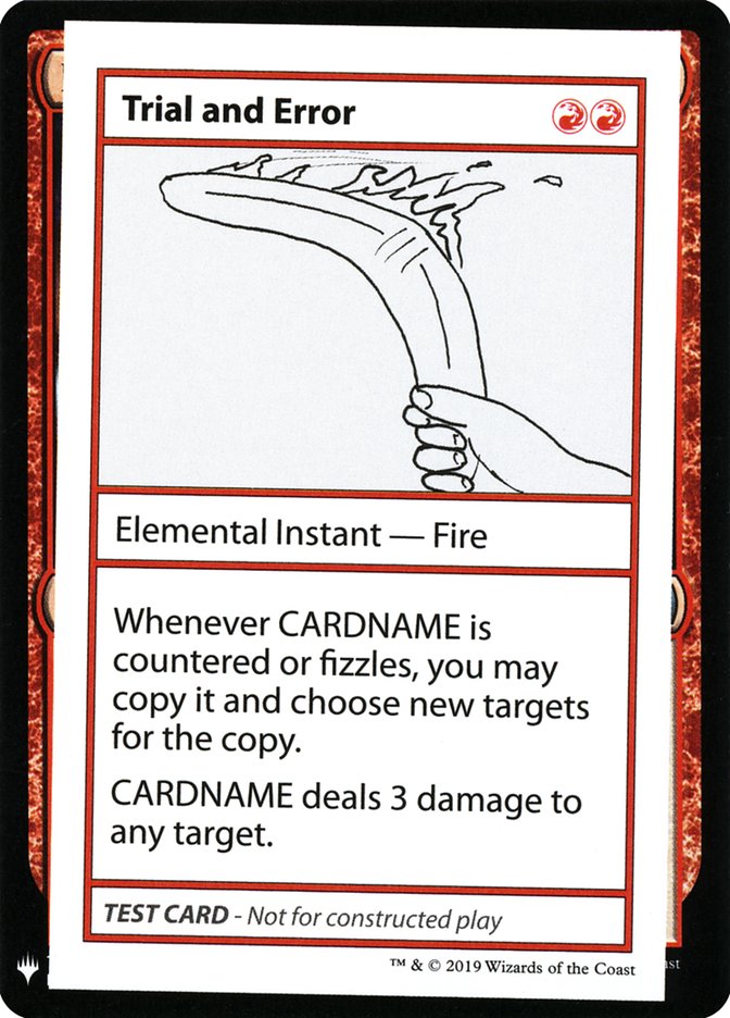 Trial and Error [Mystery Booster Playtest Cards] | Good Games Cannington