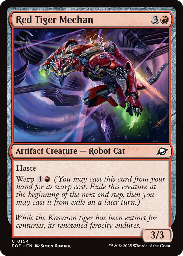Red Tiger Mechan [Edge of Eternities] | Good Games Cannington