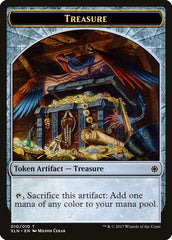 Saproling // Treasure (010) Double-Sided Token [Explorers of Ixalan Tokens] | Good Games Cannington