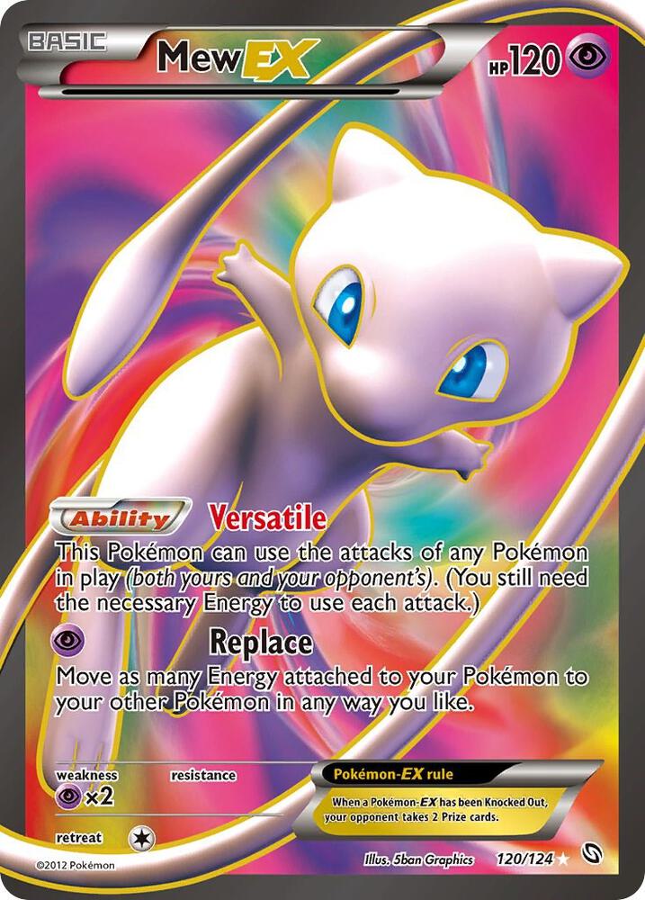 Mew EX 120/124 (Dragons Exalted)  - Holofoil | Good Games Cannington