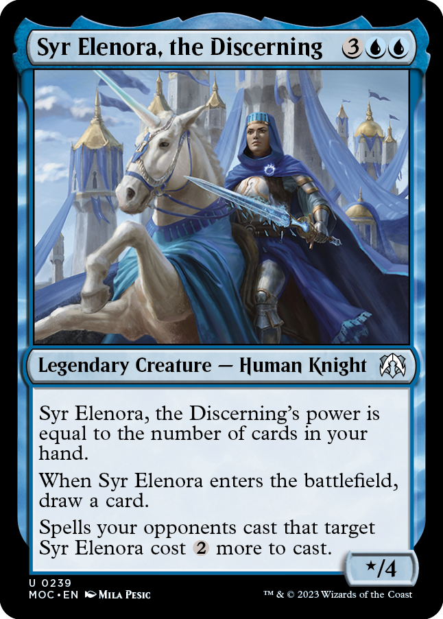 Syr Elenora, the Discerning [March of the Machine Commander] | Good Games Cannington