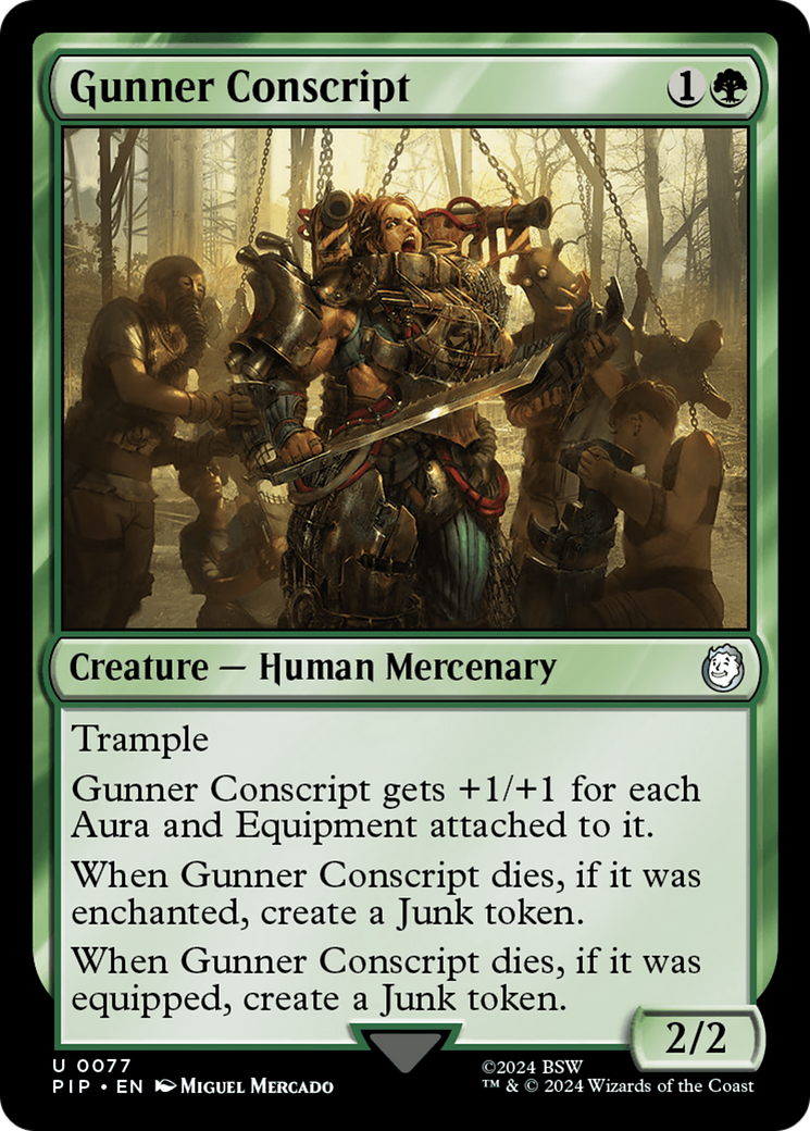 Gunner Conscript [Fallout] | Good Games Cannington