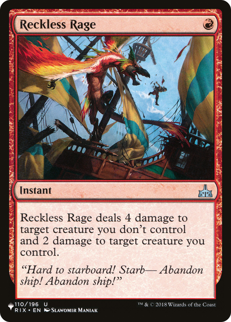 Reckless Rage [The List] | Good Games Cannington