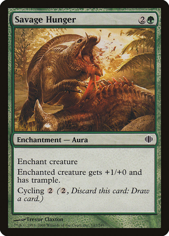 Savage Hunger 147/249 (Shards of Alara)  | Good Games Cannington