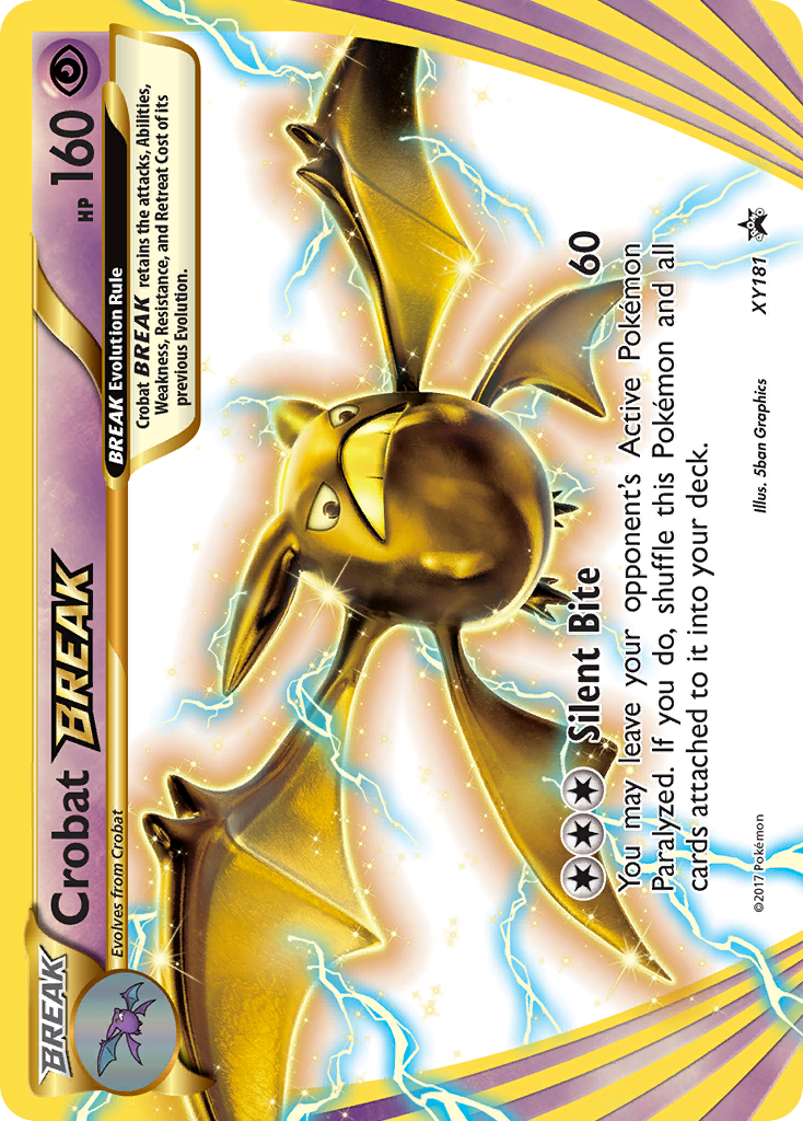 Crobat BREAK (XY181) [XY: Black Star Promos] | Good Games Cannington