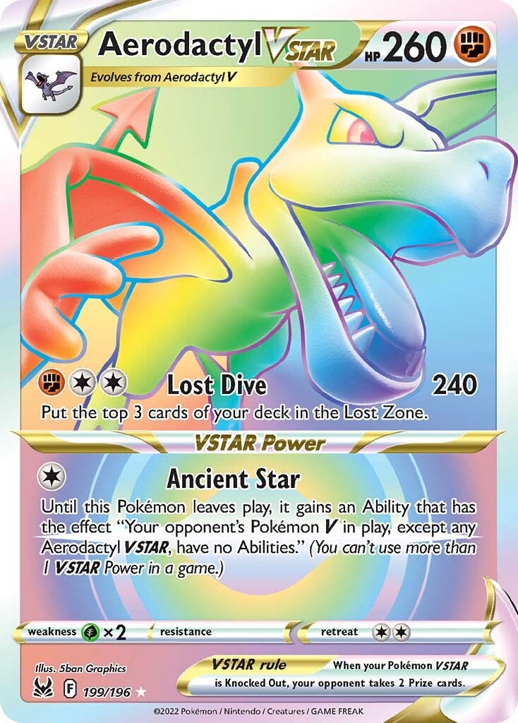 Aerodactyl VSTAR (199/196) [Sword & Shield: Lost Origin] | Good Games Cannington