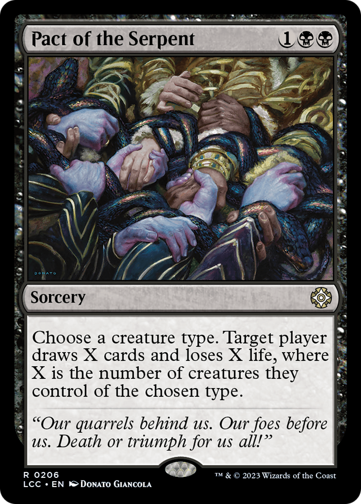 Pact of the Serpent [The Lost Caverns of Ixalan Commander] | Good Games Cannington