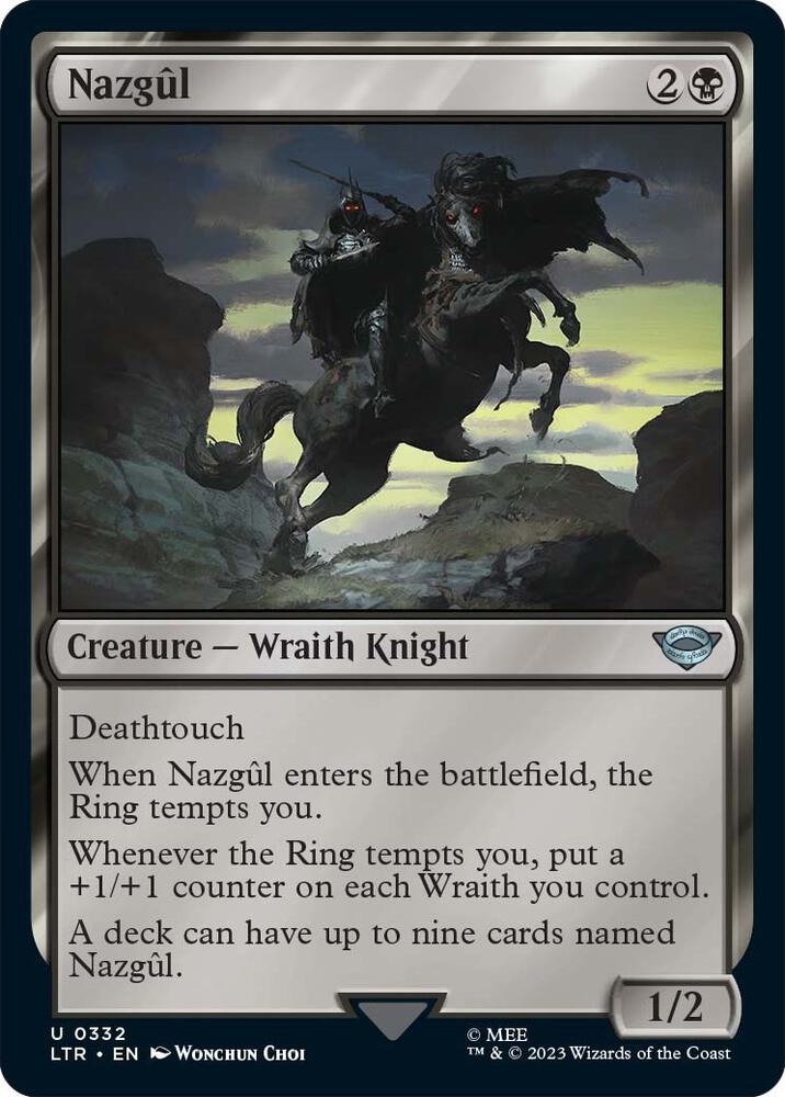 Nazgûl 332 (Universes Beyond: The Lord of the Rings: Tales of Middle-earth)  - Foil | Good Games Cannington