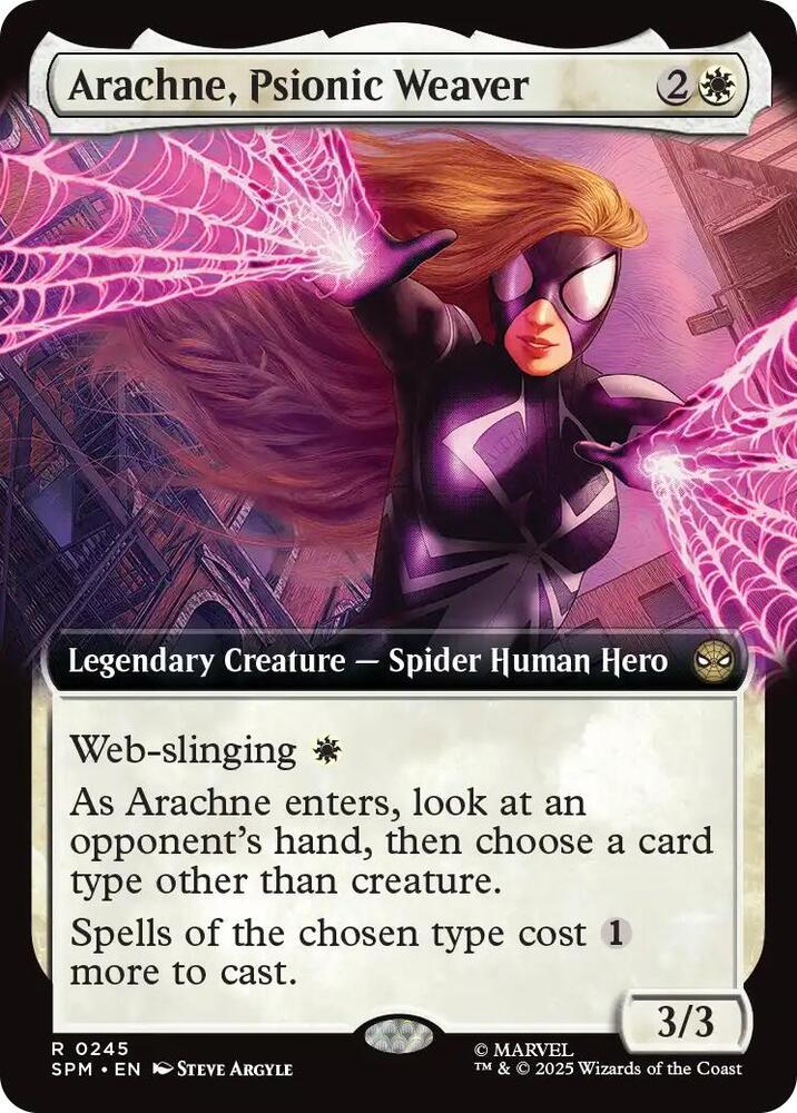 Arachne, Psionic Weaver 245/198 (Marvel's Spider-Man)  - Extended Art Foil | Good Games Cannington