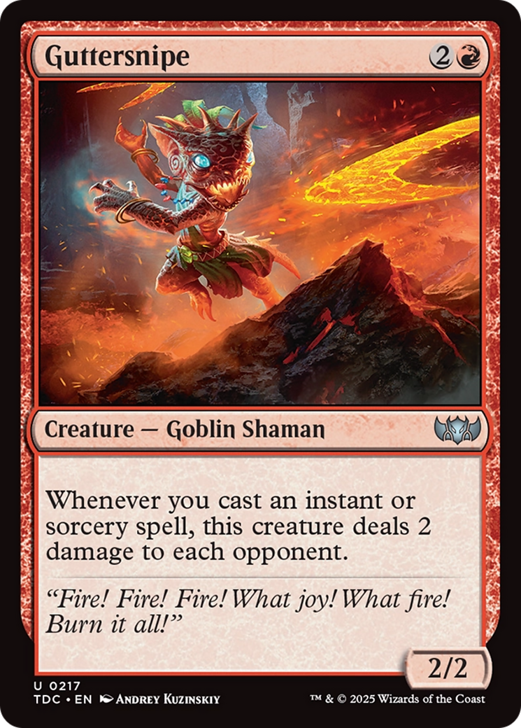 Guttersnipe [Tarkir: Dragonstorm Commander] | Good Games Cannington