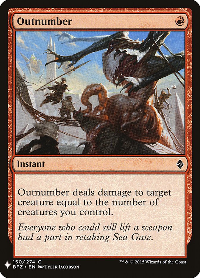 Outnumber [Mystery Booster] | Good Games Cannington