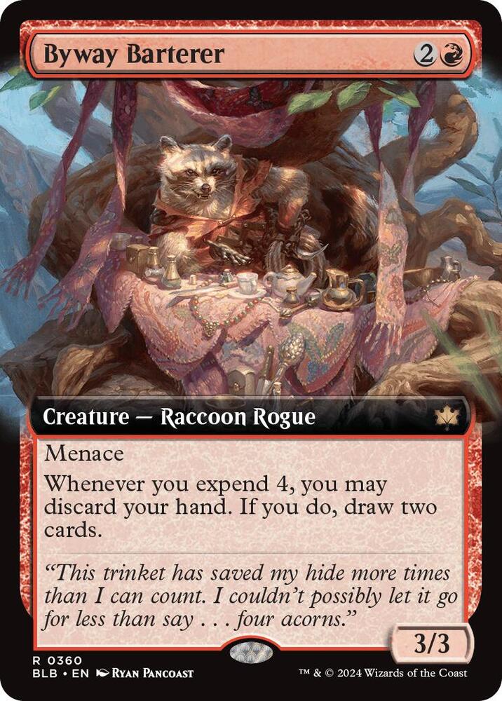 Byway Barterer Extended Art 360 (Bloomburrow)  - Foil | Good Games Cannington