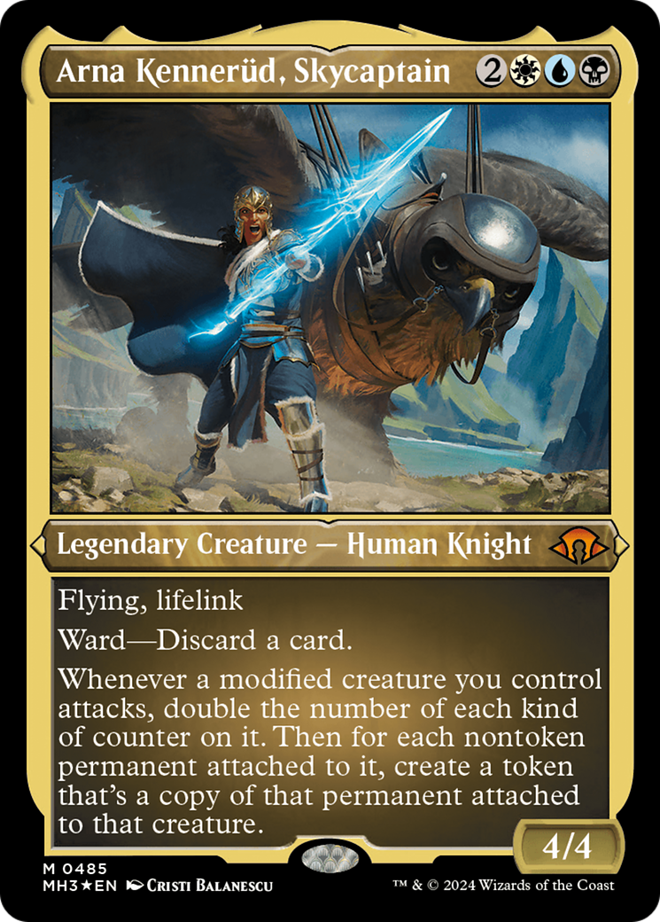 Arna Kennerud, Skycaptain (Foil Etched) [Modern Horizons 3] | Good Games Cannington