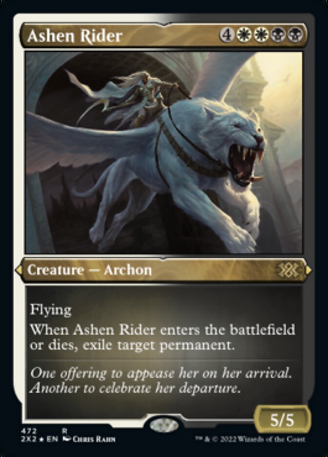 Ashen Rider (Foil Etched) [Double Masters 2022] | Good Games Cannington