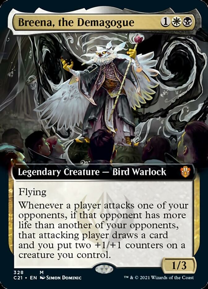 Breena, the Demagogue (Extended Art) [Commander 2021] | Good Games Cannington