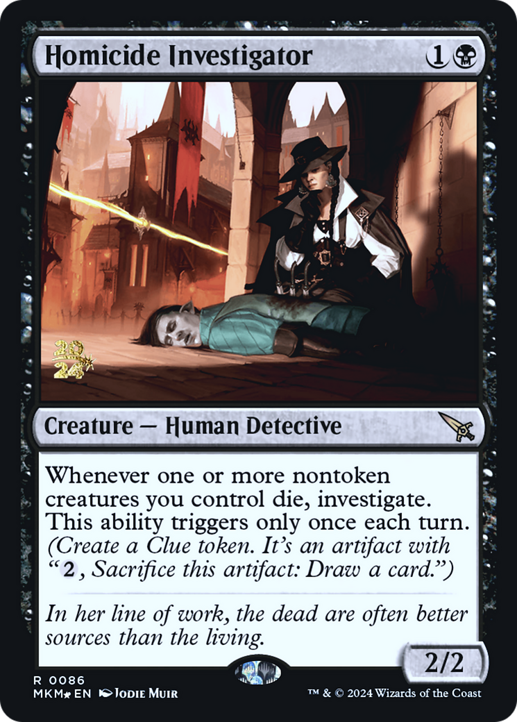 Homicide Investigator [Murders at Karlov Manor Prerelease Promos] | Good Games Cannington