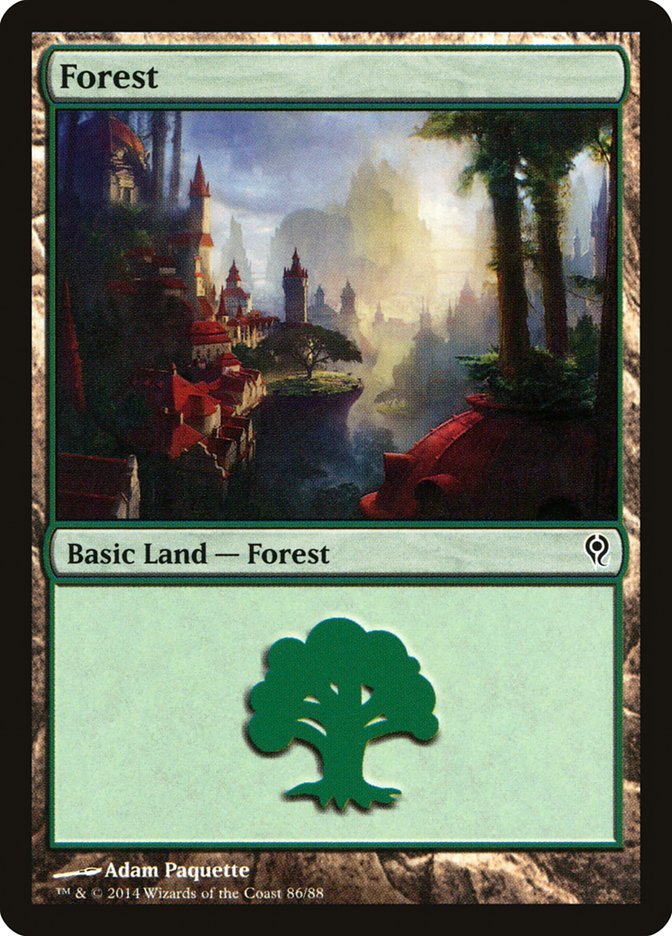 Forest (86) [Duel Decks: Jace vs. Vraska] | Good Games Cannington
