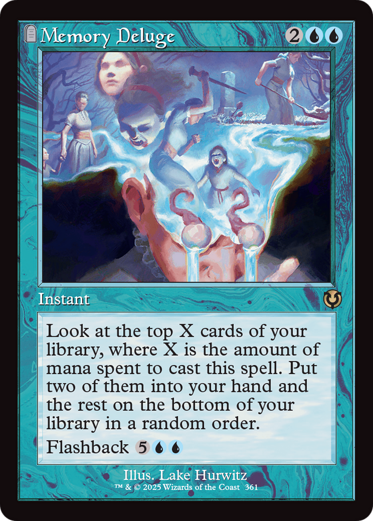 Memory Deluge (Retro Frame) [Innistrad Remastered] | Good Games Cannington