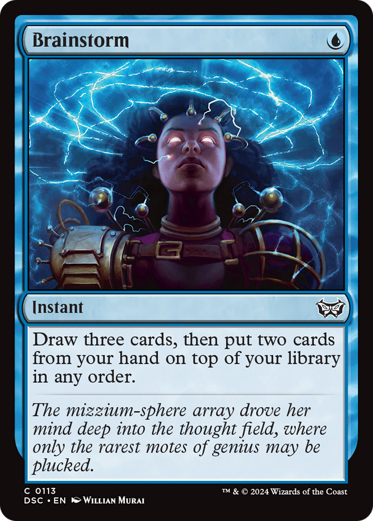 Brainstorm [Duskmourn: House of Horror Commander] | Good Games Cannington