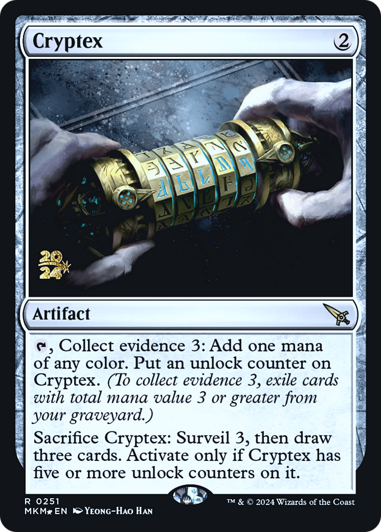 Cryptex [Murders at Karlov Manor Prerelease Promos] | Good Games Cannington