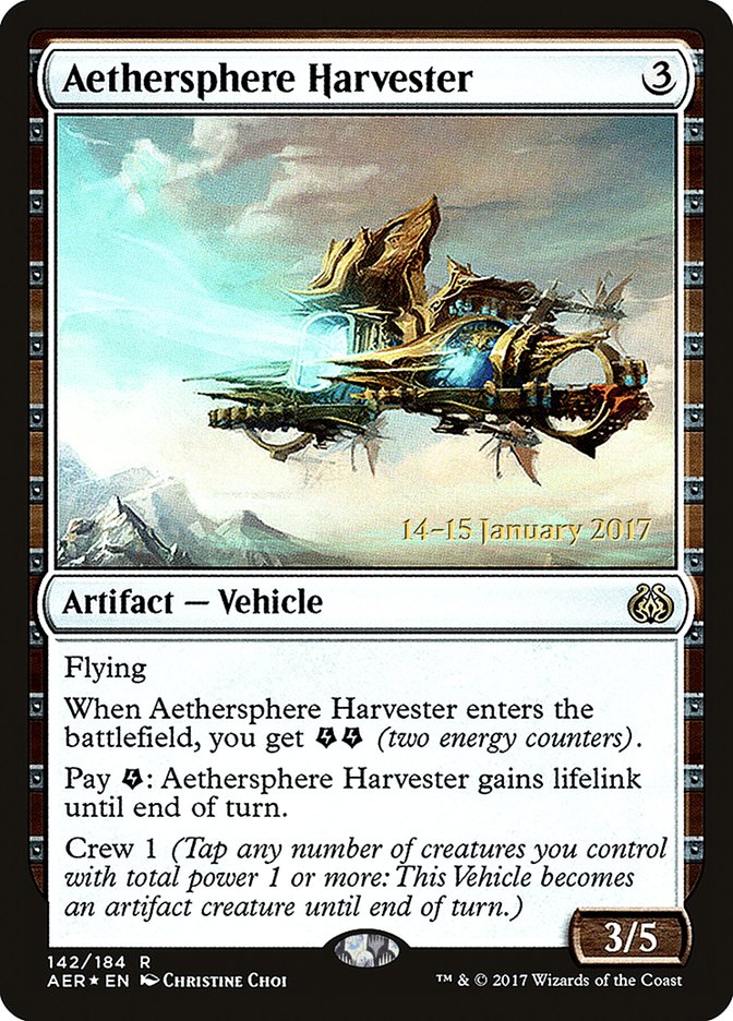 Aethersphere Harvester [Aether Revolt Prerelease Promos] | Good Games Cannington