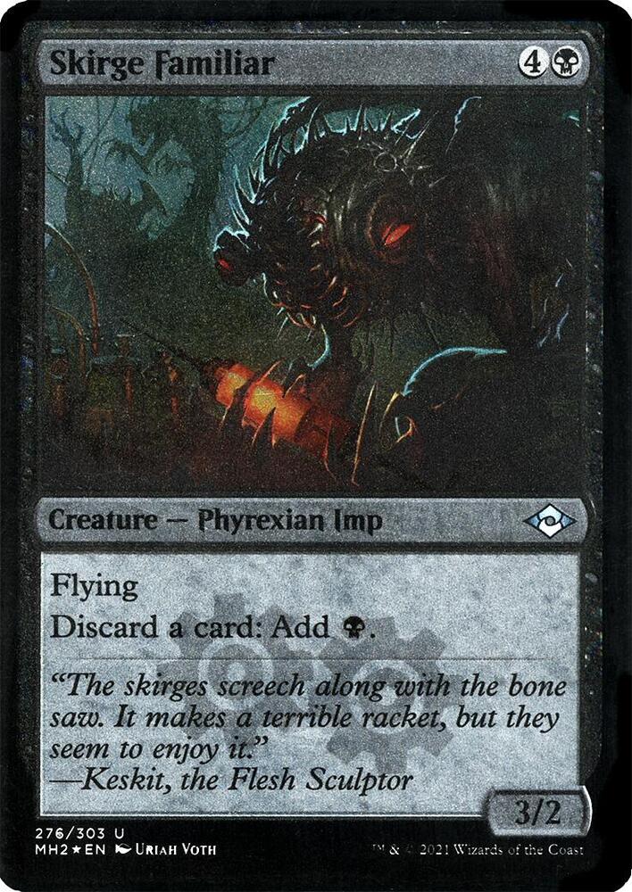 Skirge Familiar Foil Etched 276 (Modern Horizons 2)  - Foil | Good Games Cannington