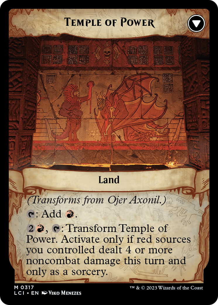 Ojer Axonil, Deepest Might // Temple of Power (Showcase) [The Lost Caverns of Ixalan] | Good Games Cannington