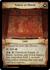 Ojer Axonil, Deepest Might // Temple of Power (Showcase) [The Lost Caverns of Ixalan] | Good Games Cannington