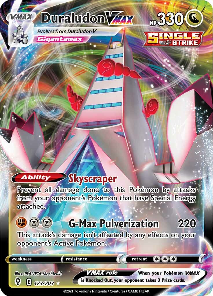 Duraludon VMAX (123/203) [Sword & Shield: Evolving Skies] | Good Games Cannington